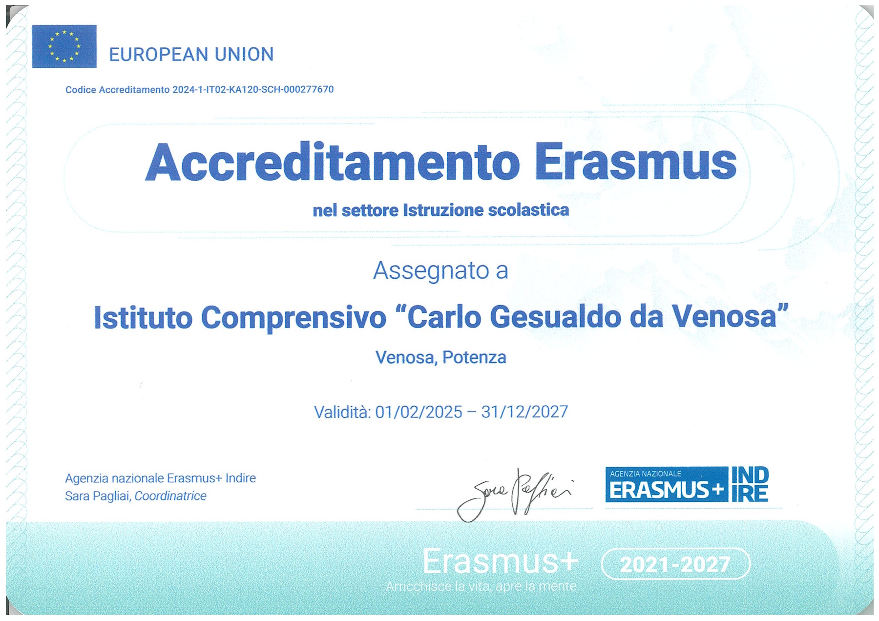 ACCREDITAMENTO ERASMUS+